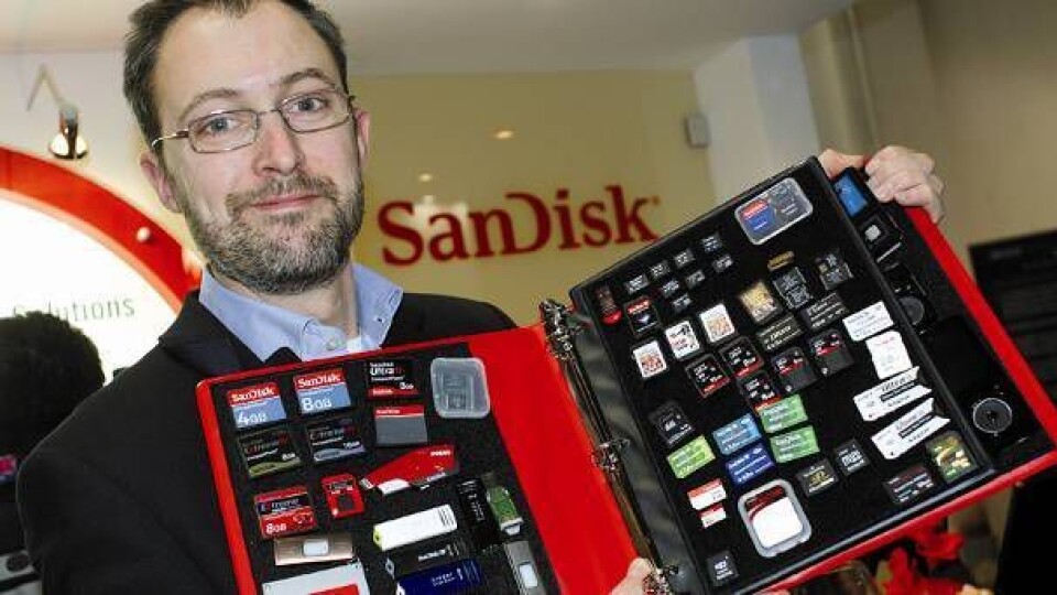 VIL VEKKE MOBILEN med stadig større minnekort