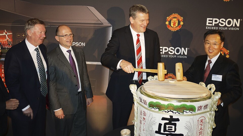 EPSON SPONSER MANCHESTER UNITED