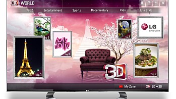 LG Smart TV-tjenesten 3D World