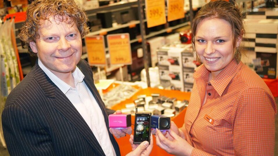 LITEN HØYTTALER GIR STORT SALG