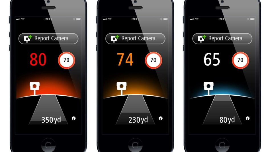 TomTom fotoboksvarsling til iPhone