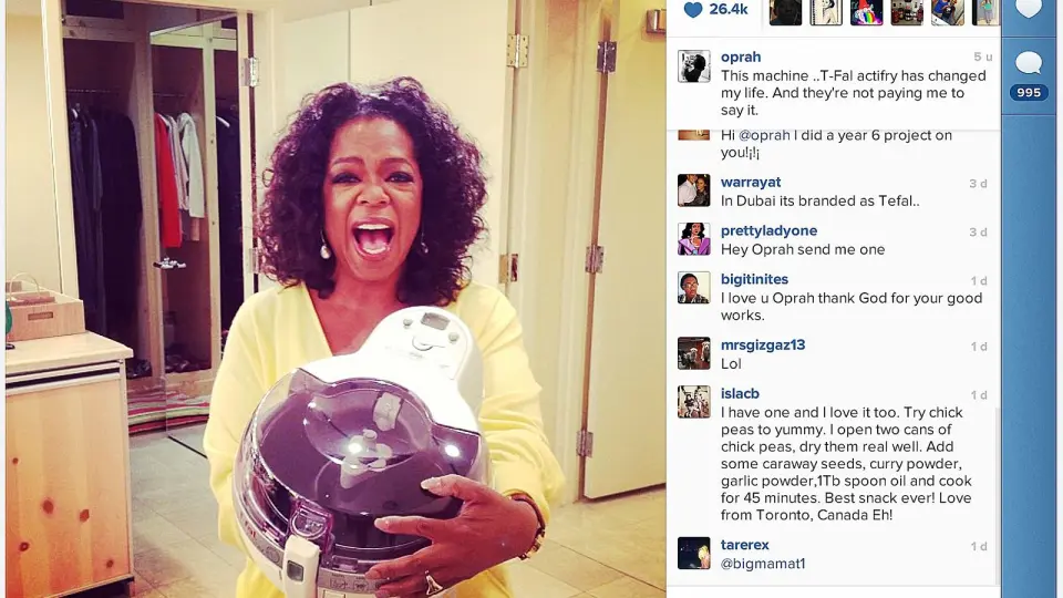OPRAH TWITRET OPP AKSJEKURSEN