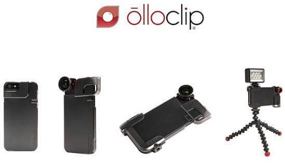 Olloclip Quick-Flip  case og Pro -Photo Adapter.