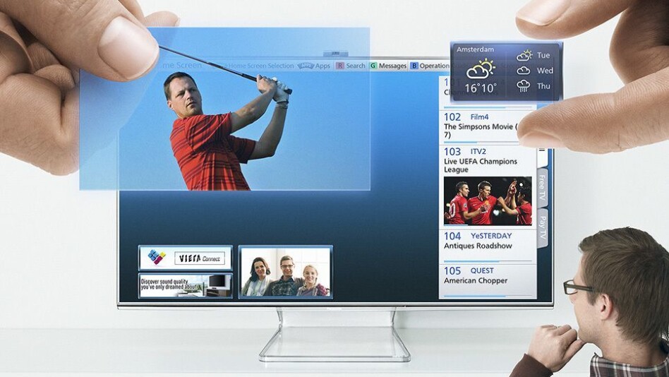 Panasonic Viera Home Screen