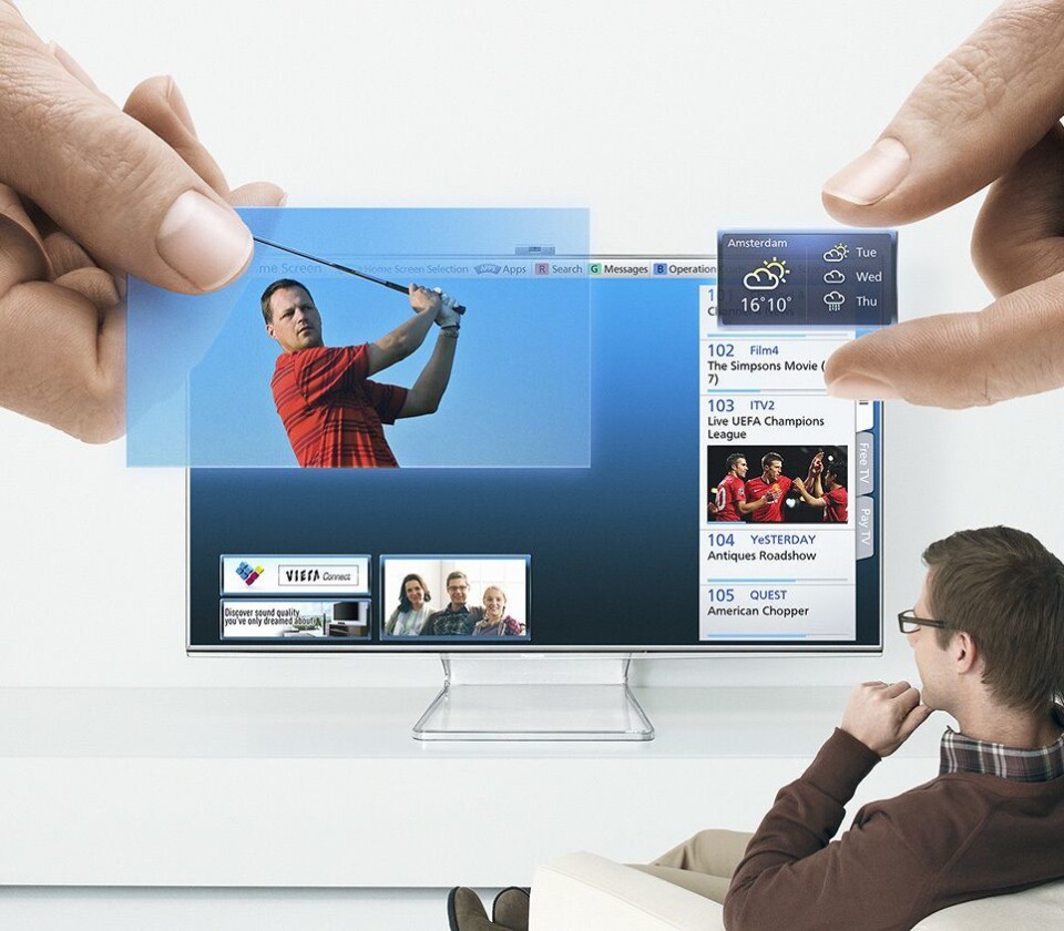 Panasonic Viera Home Screen