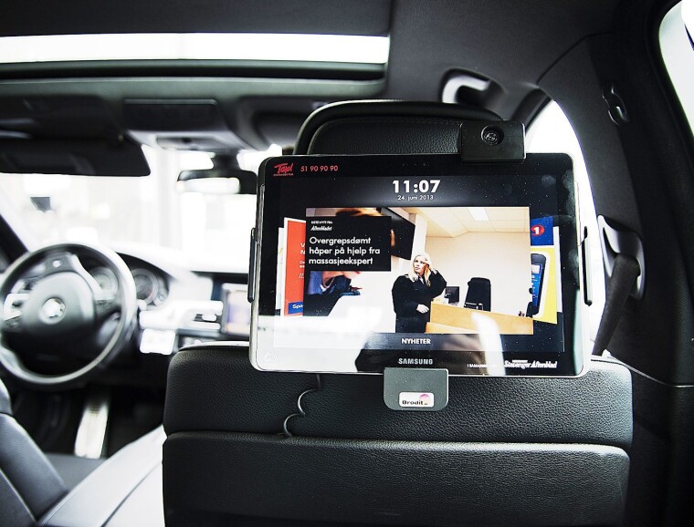 NETTBRETT I DROSJENE