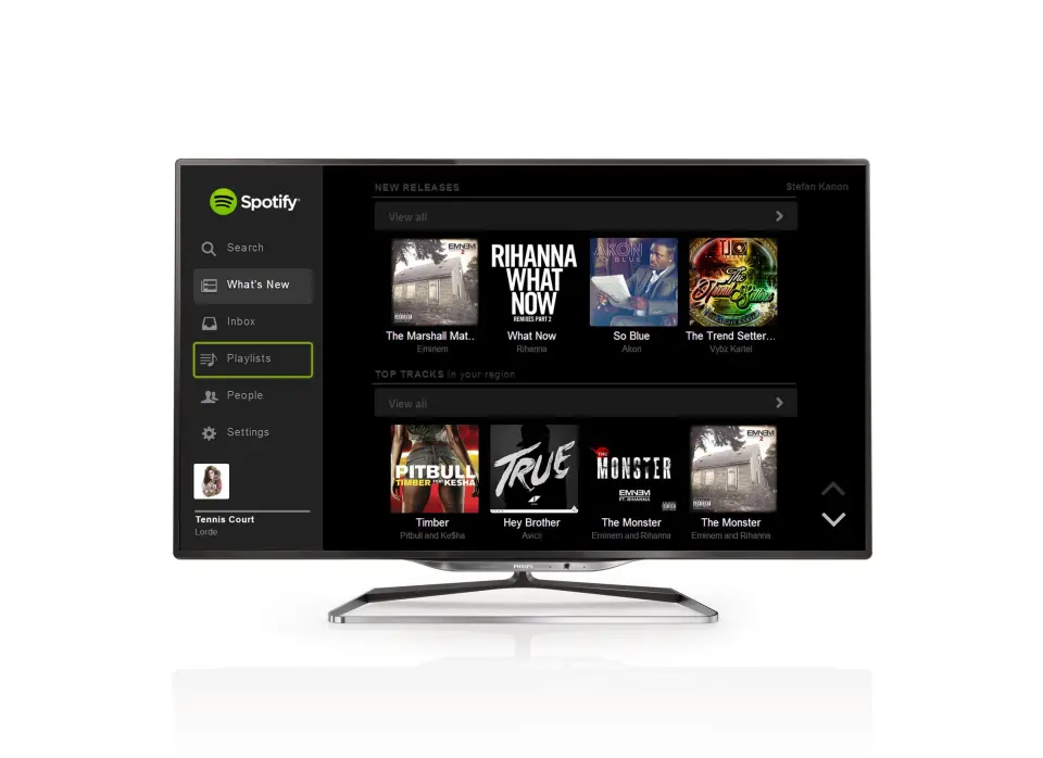 Philips Smart TV med Spotify, Cloud TV og Cloud Explorer