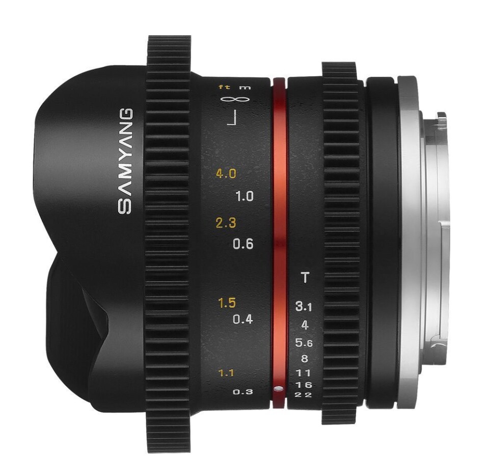 Samyang 8mm T3,1 V-DSLR UMC Fish-eye II