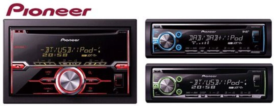 Pioneer bilstereosystemer