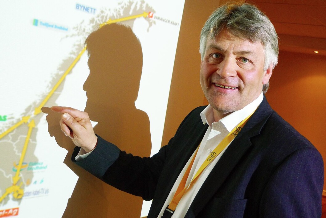 Gunnar Evensen, administrerende direktør i Get og TDC Norge, får nye kollegaer fra MTG. Foto: Erik Andersen Gunnar Evensen, administrerende direktør i Get og TDC Norge, får nye kollegaer fra MTG. Foto: Erik Andersen
