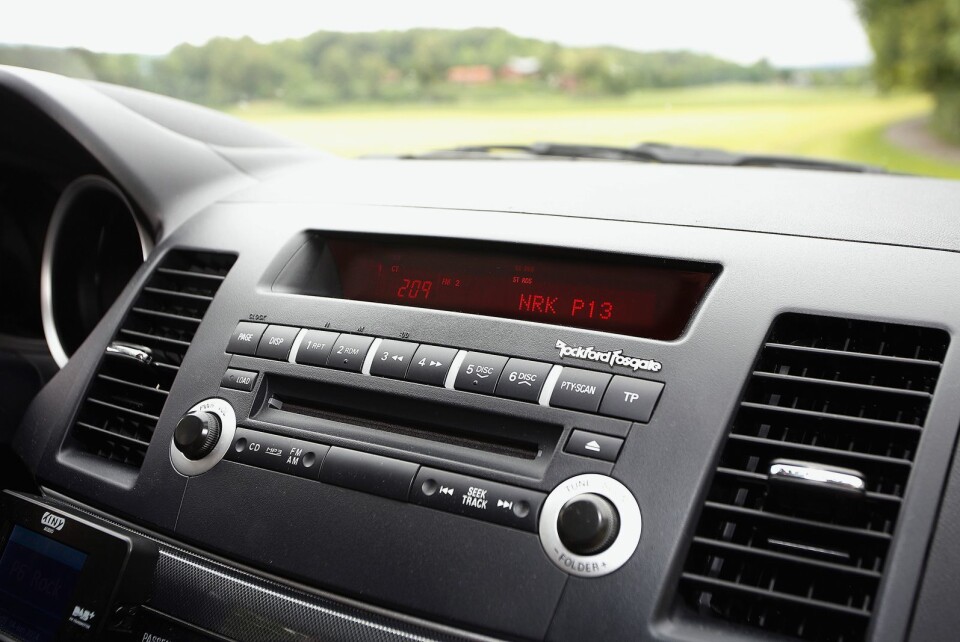 BILRADIOEN STÅR FOR 23 PROSENT