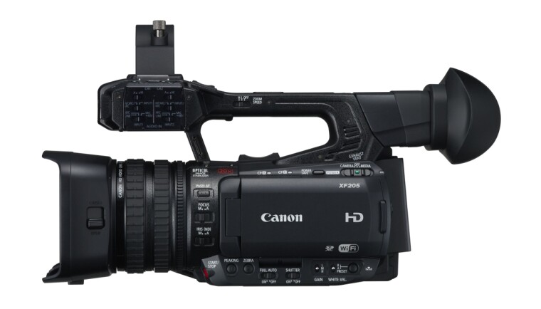 Canon XF205 med programvareoppdatering