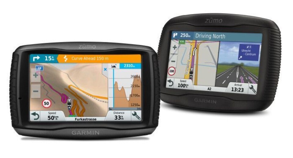 Garmin zūmo 345LM, 395LM og 595LM