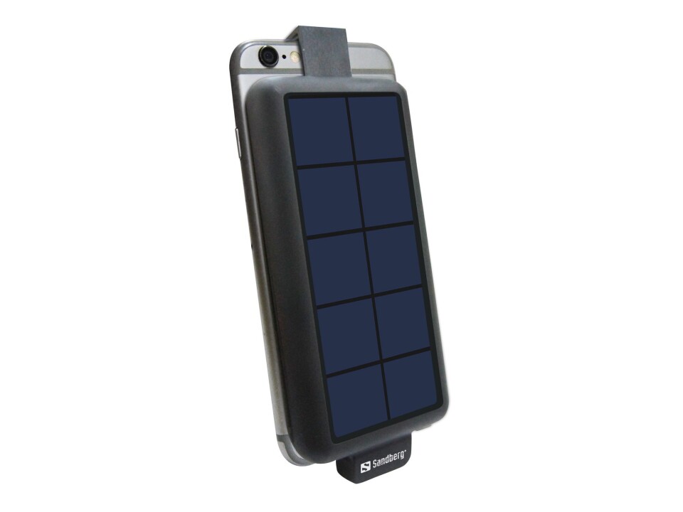 Solar PowerBack 3000 Lightning og MicroUSB