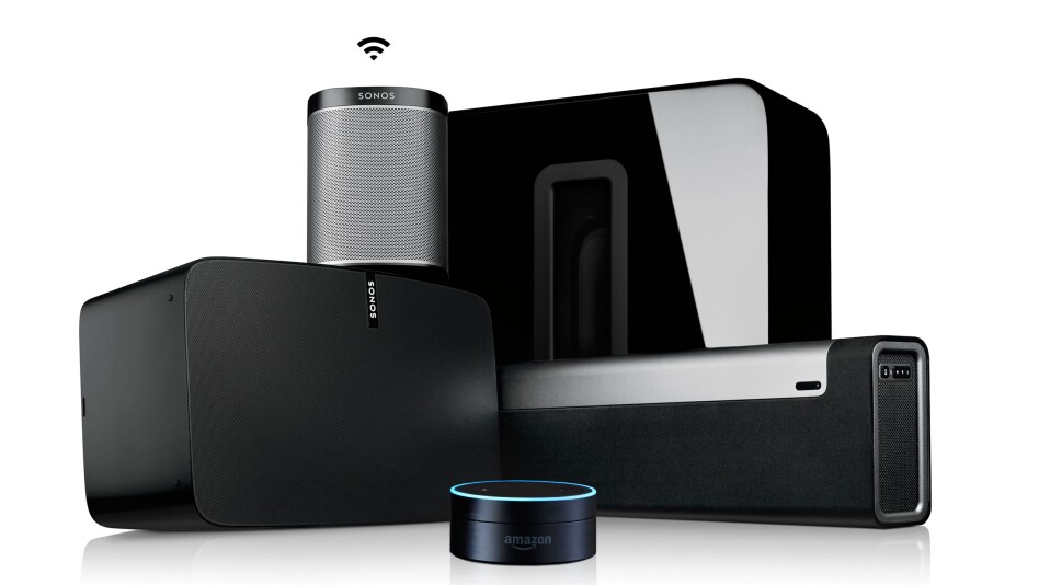 Sonos med Spotify og Alexa