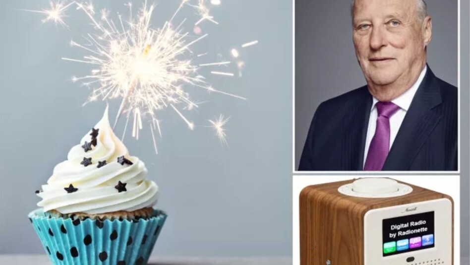 GIR KONGEN RADIO PÅ 80 ÅRS-DAGEN