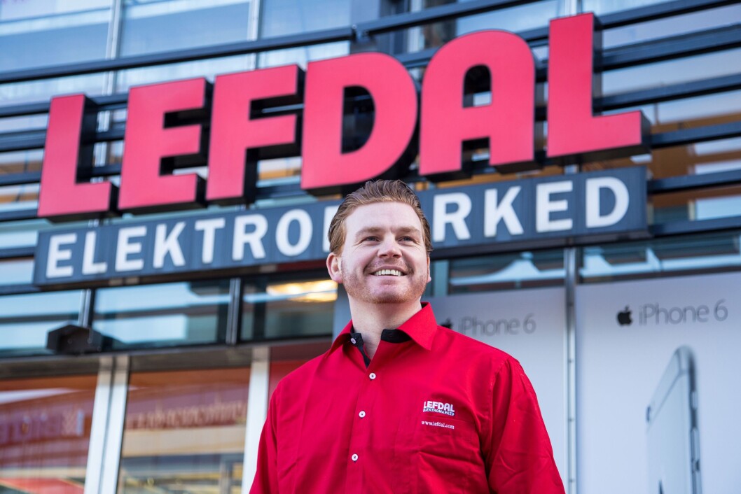 Kommunikasjonssjef Øystein Schmidt i Lefdal Elektromarked. Foto: Lefdal. Kommunikasjonssjef Øystein Schmidt i Lefdal Elektromarked. Foto: Lefdal.