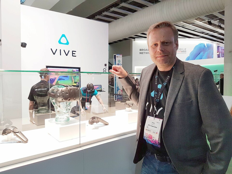 Visedirektør i HTC Vive Europa, Peter Frølund, tror VR kommer til å endre så å si alle bransjer. Foto: Marte Ottemo