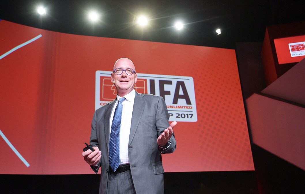 Jürgen Boyny er global direktør for forbrukerelektronikk i analyseselskapet GfK. Foto: IFA Jürgen Boyny er global direktør for forbrukerelektronikk i analyseselskapet GfK. Foto: IFA