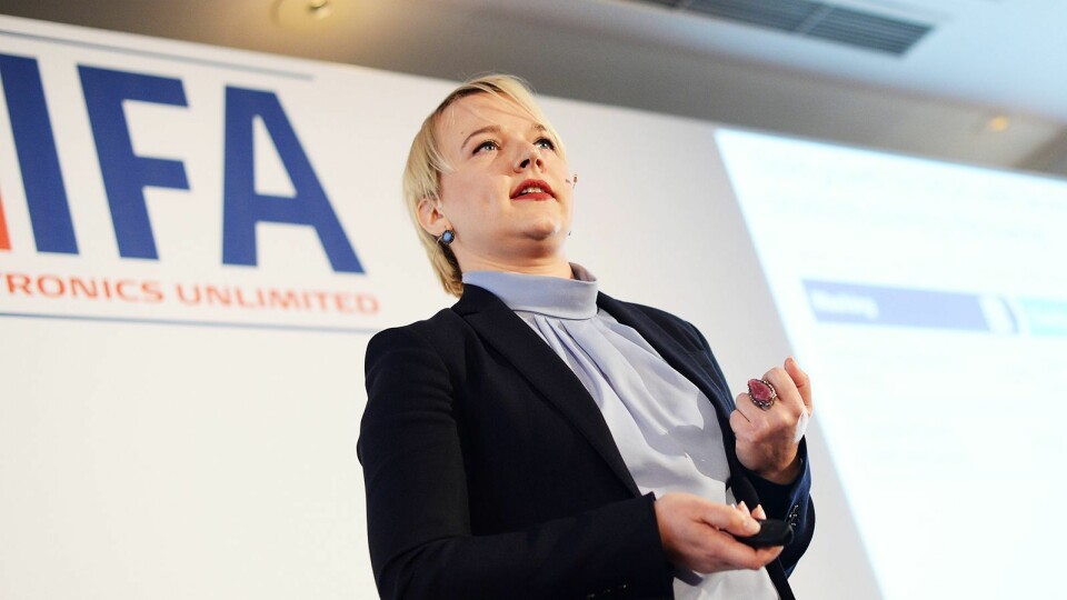 Natalia Andrievskaya er global direktør for hvitevarer i analyseselskapet GfK. Foto: IFA