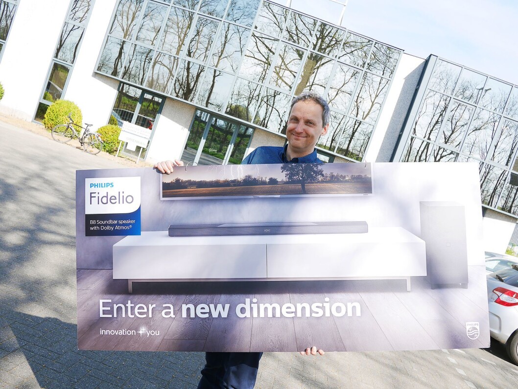 Philip Loubele leder Gibson Innovations forsknings- og utviklingsavdeling i Leuven i Belgia. Foto: Stian Sønsteng. Philip Loubele leder Gibson Innovations forsknings- og utviklingsavdeling i Leuven i Belgia. Foto: Stian Sønsteng.