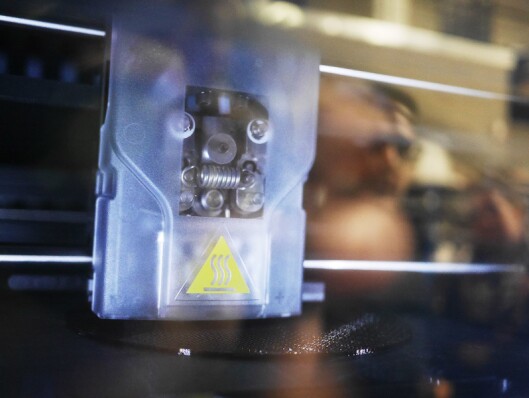 En 3D-skriver har gjort produksjonen av prototyper raskere og enklere. En 3D-skriver har gjort produksjonen av prototyper raskere og enklere.