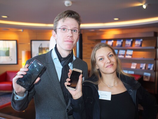 Håvard Hamran og Thale A. Feiring driver sammen ekspressverkstedet Techfix AS, hvor mobiltelefon er et av hovedproduktene. Håvard Hamran og Thale A. Feiring driver sammen ekspressverkstedet Techfix AS, hvor mobiltelefon er et av hovedproduktene.