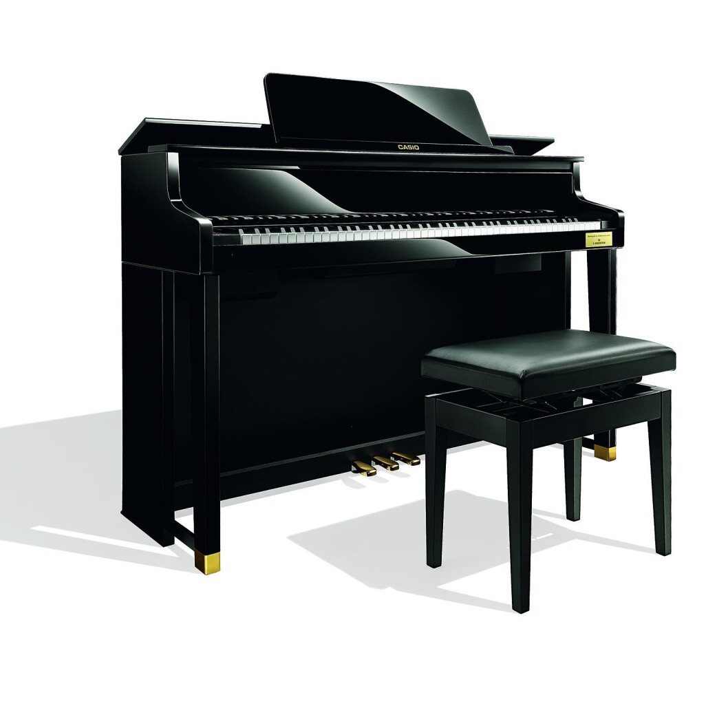 Toppmodellen Casio Calviano Grand Hybrid GP-500 har flygelmekanikk og tretangenter av østerriksk alpegran. Operahuset i Gøteborg er blant kundene som har gått til anskaffelse av dette instrumentet. Toppmodellen Casio Calviano Grand Hybrid GP-500 har flygelmekanikk og tretangenter av østerriksk alpegran. Operahuset i Gøteborg er blant kundene som har gått til anskaffelse av dette instrumentet.