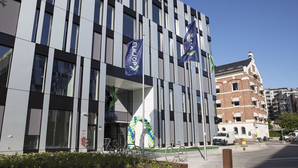 Elkjøp Nordic har flyttet inn i et nybygg i Nydalsveien 18 i Oslo. Foto: Foto: Elkjøp/Rune Dyrhaug