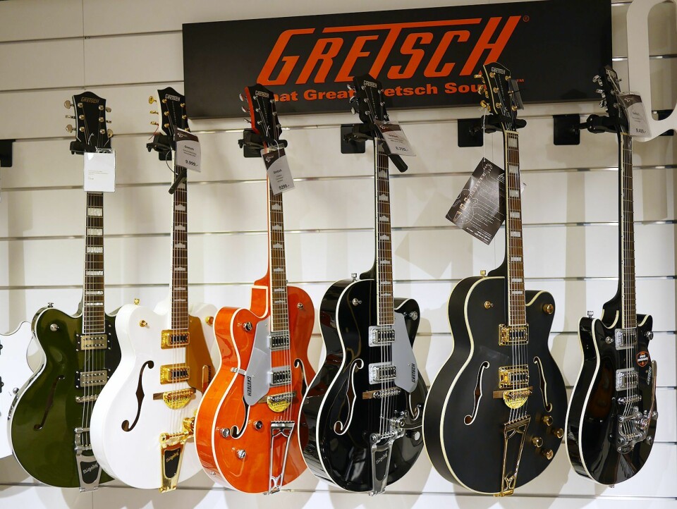Gretsch’ gitarer er produsert, markedsført og solgt på lisens av Fender..