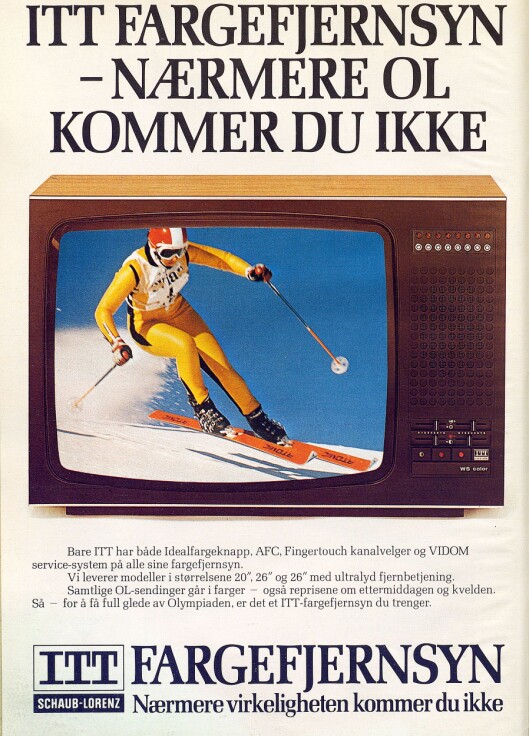 Annonse i Radiobransjen nr. 1/1976.. Annonse i Radiobransjen nr. 1/1976..