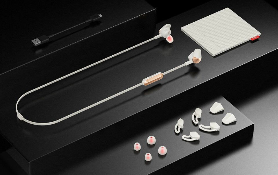 Fitbit Flyer er selskapets første trådløse øreplugger. Foto: Fitbit.