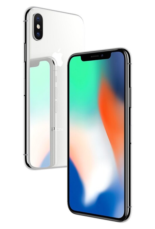 Apple iPhone X har en skjerm på 5,8 tommer i 19:9-format. Foto: Apple. Apple iPhone X har en skjerm på 5,8 tommer i 19:9-format. Foto: Apple.