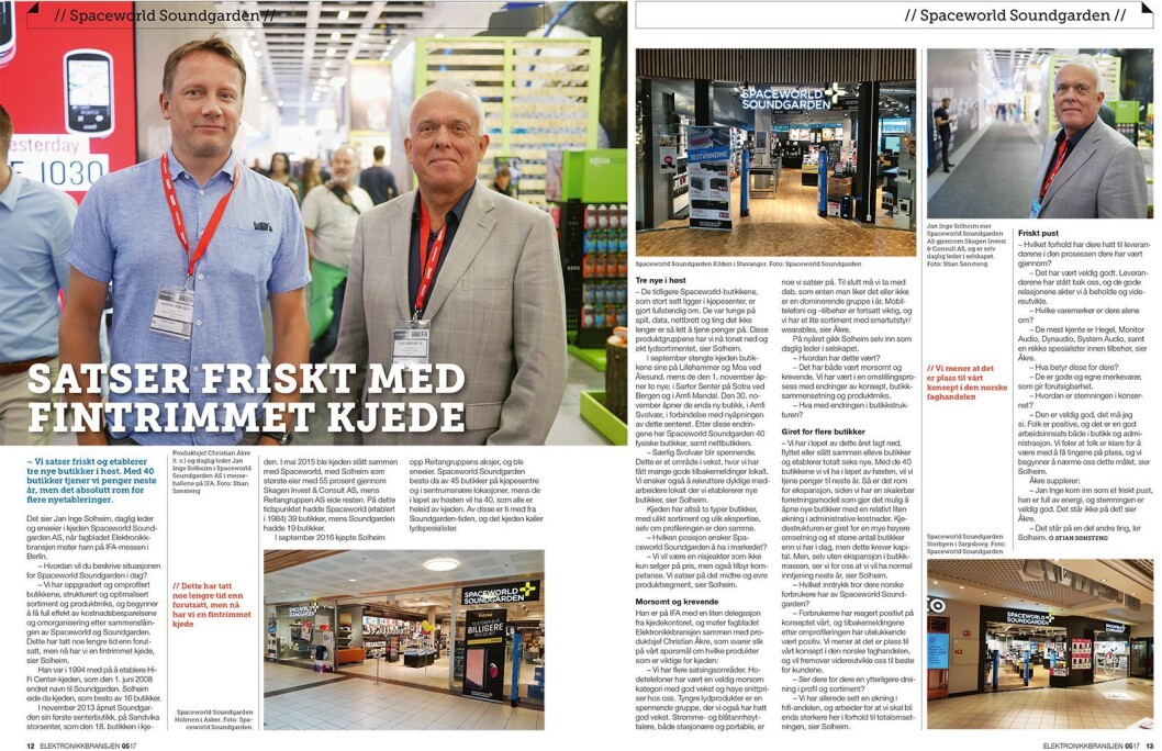 Artikkel fra fagbladet Elektronikkbransjen nr. 5/2017. Artikkel fra fagbladet Elektronikkbransjen nr. 5/2017.