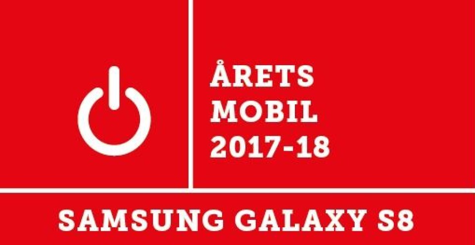 ÅRETS MOBIL:SAMSUNG GALAXY S8