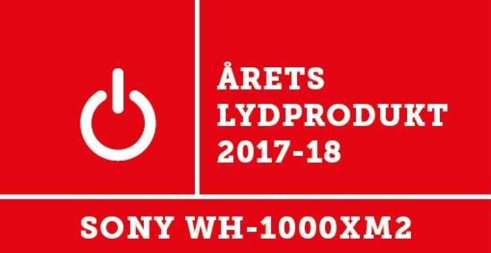 ÅRETS LYDPRODUKT:SONY WH-1000XM2