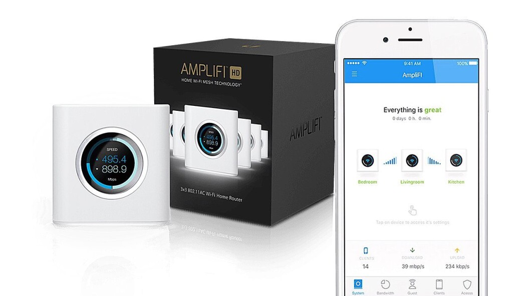 Finalist: Ubiquiti AmpliFi HD. Foto: Ubiquiti. Finalist: Ubiquiti AmpliFi HD. Foto: Ubiquiti.