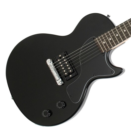 Mastro by Gibson elgitar i full størrelse kommer i sortlakkert. Pris: 2.000,- Foto: Gibson