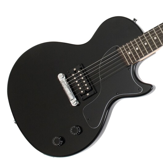 Mastro by Gibson elgitar i full størrelse kommer i sortlakkert. Pris: 2.000,- Foto: Gibson Mastro by Gibson elgitar i full størrelse kommer i sortlakkert. Pris: 2.000,- Foto: Gibson