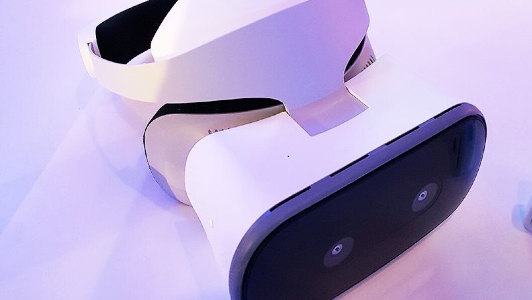 VR-brillen Lenovo Mirage. Foto: Jan Røsholm. VR-brillen Lenovo Mirage. Foto: Jan Røsholm.