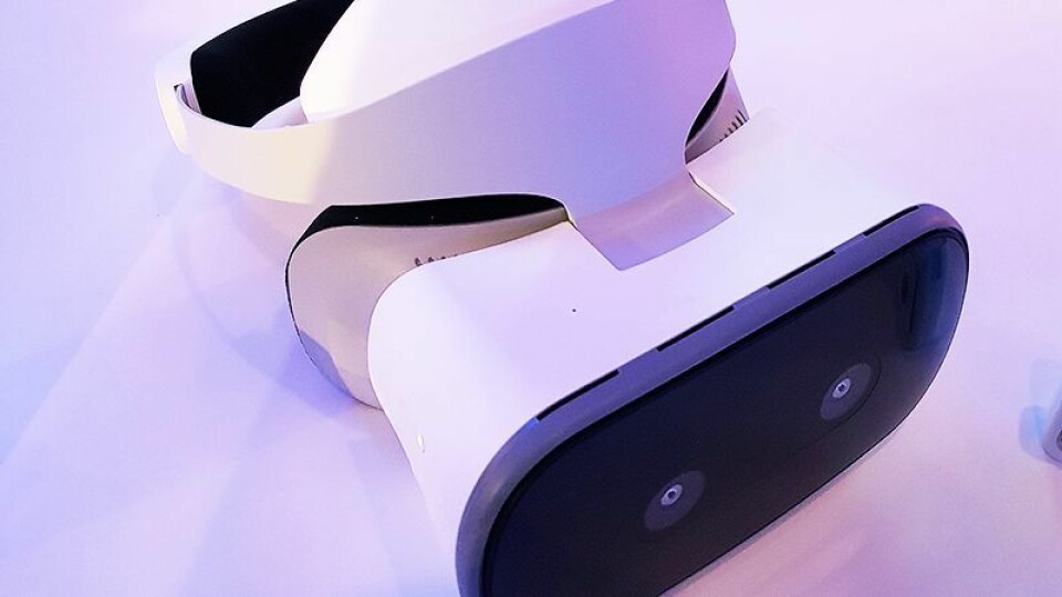 VR-brillen Lenovo Mirage. Foto: Jan Røsholm.