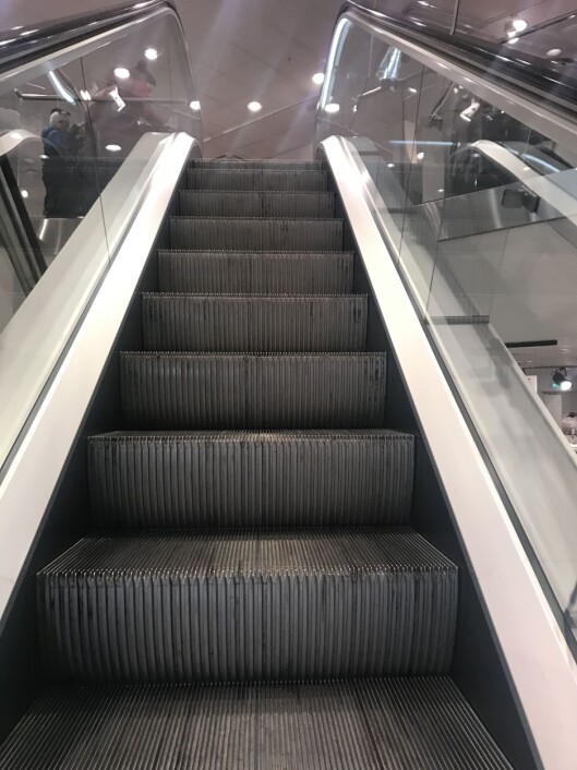 En rulletrapp er et godt eksempel på et avfall som ikke behøver omfattes av et produsentansvar. Foto: Norsirk En rulletrapp er et godt eksempel på et avfall som ikke behøver omfattes av et produsentansvar. Foto: Norsirk