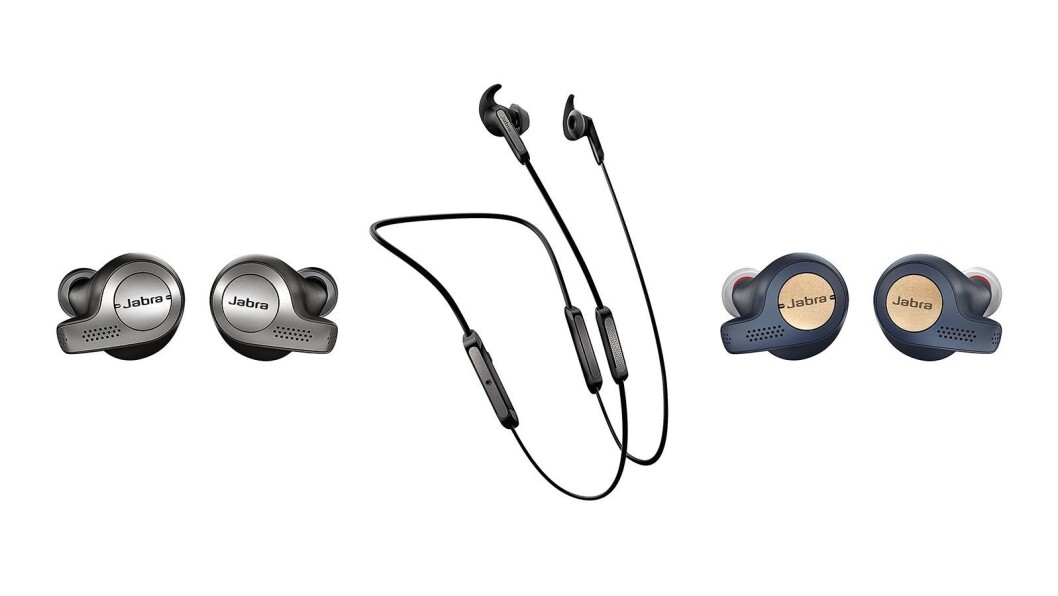 Fra venstre Elite 65t, Elite 45e og Elite Active 65t. Foto: Jabra. Fra venstre Elite 65t, Elite 45e og Elite Active 65t. Foto: Jabra.
