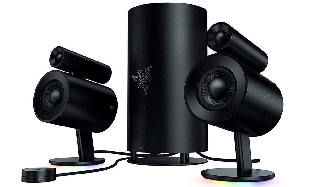 Razer Nommo Pro er et THX-sertifisert 2.1-system. Foto: Razer. Razer Nommo Pro er et THX-sertifisert 2.1-system. Foto: Razer.
