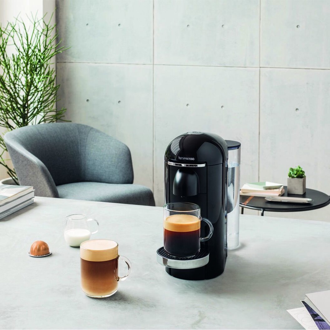 Den nye kapselmaskinen fra Nespresso, Vertuo, har fått helt ny teknologi innenbords. Foto: Nespresso Den nye kapselmaskinen fra Nespresso, Vertuo, har fått helt ny teknologi innenbords. Foto: Nespresso