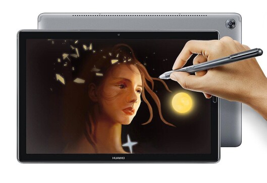 Nye Mediapad M5 kommer også i en versjon med penn. Foto: Huawei. Nye Mediapad M5 kommer også i en versjon med penn. Foto: Huawei.