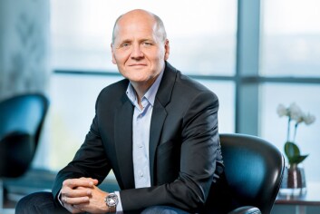 Toppleder Sigve Brekke i Telenor. Foto: Telenor. Toppleder Sigve Brekke i Telenor. Foto: Telenor.