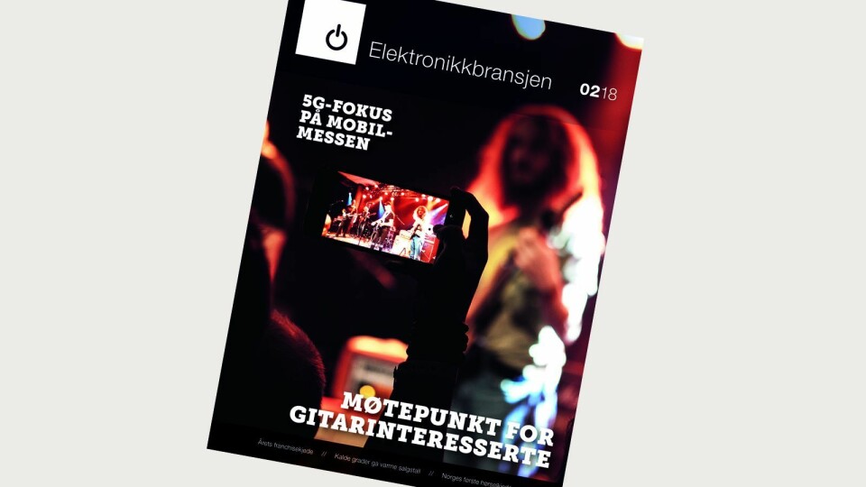 Les alt om Larvik gitarfestival i digitalutgaven av fagbladet Elektronikkbransjen nr. 2/2018.