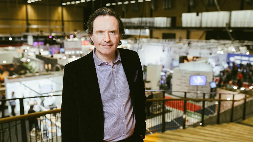 Stefan Lebrot, administrerende direktør og konsernsjef i Elon Group, på Conventum i Ørebro i april 2018. Foto: Robin Andersson
