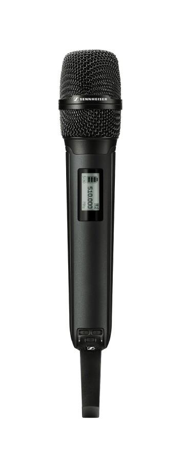 68 håndholdte mikrofoner av modellen SKM 6000, med MD 9235-kapsel for artistene, er i bruk under ESC. Foto: Sennheiser 68 håndholdte mikrofoner av modellen SKM 6000, med MD 9235-kapsel for artistene, er i bruk under ESC. Foto: Sennheiser